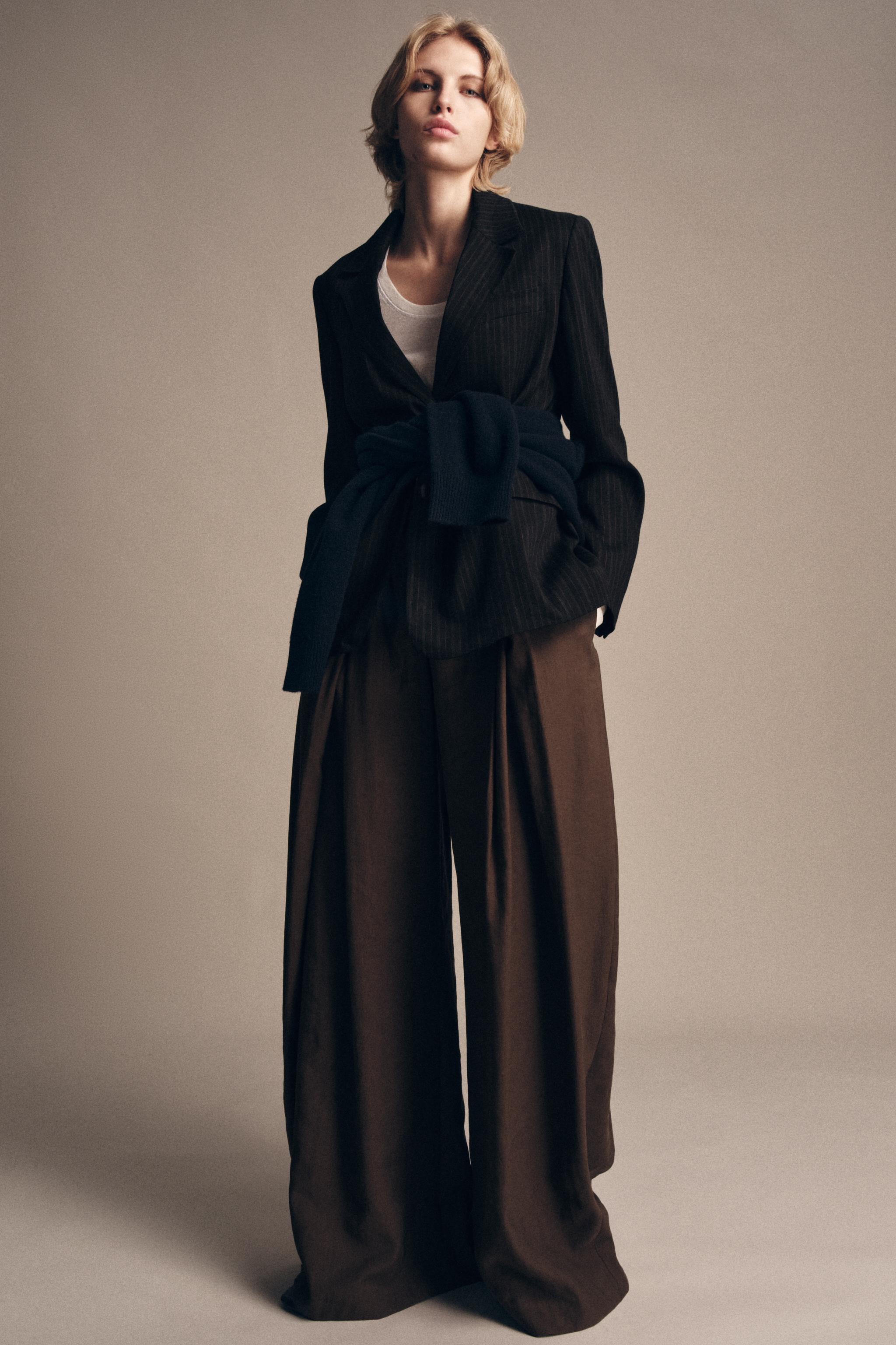 STRIPED BLAZER ZW COLLECTION LIMITED EDITION